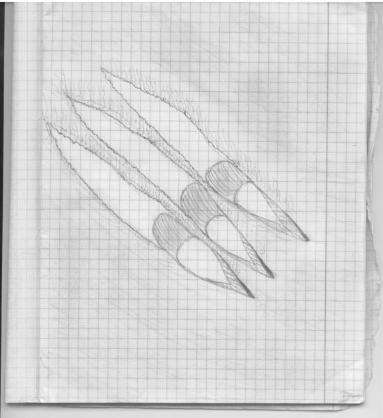 когти разрывающие плоть.